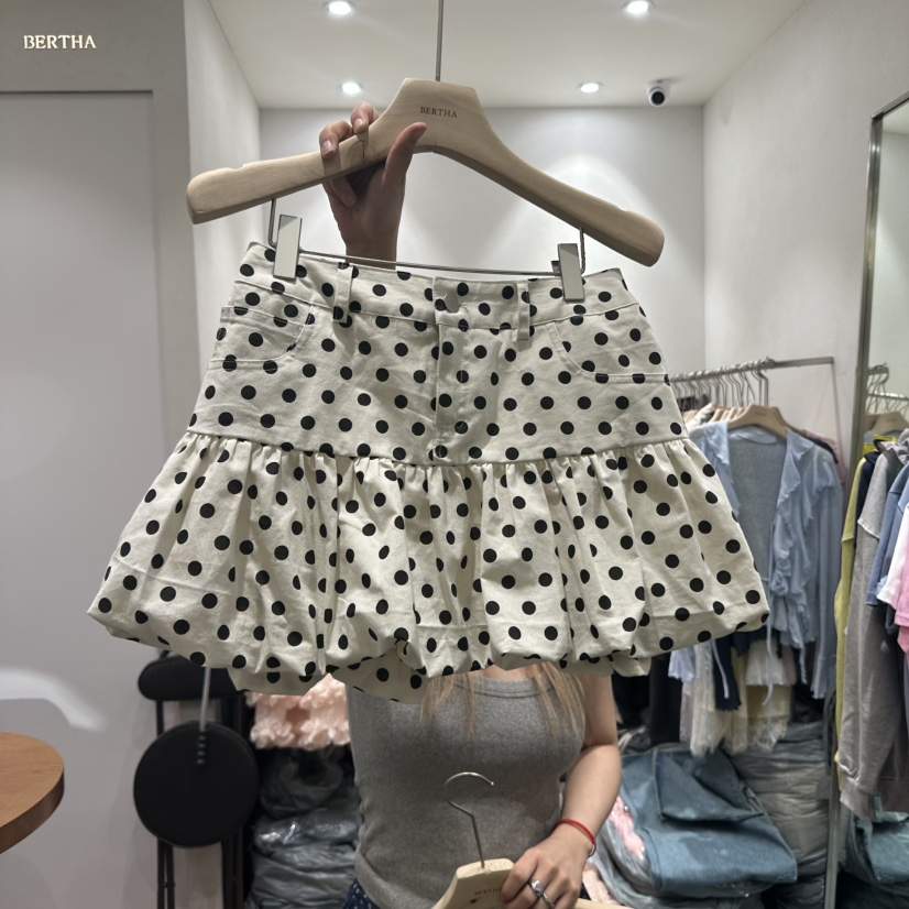 BERTHA直郵韓國代購㊣女裝新品時尚職業25春夏熱賣推薦短裙BERTHA短裙