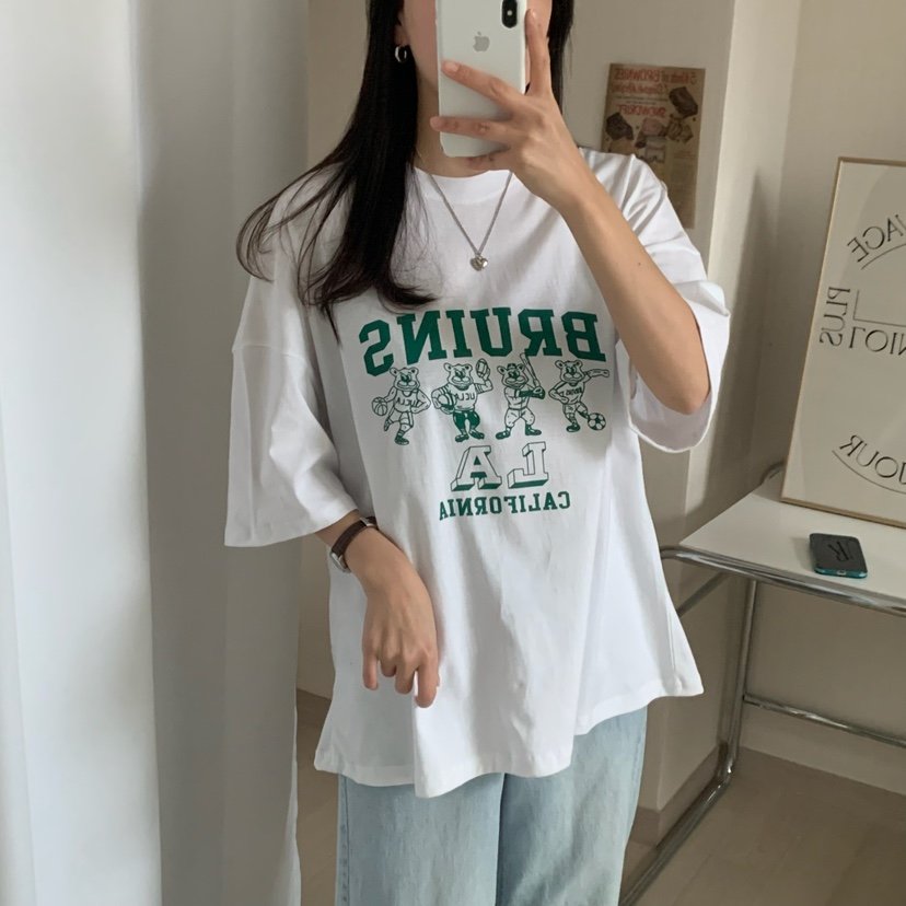 HELLO JINI直郵韓國代購㊣女裝新款人氣休閑25春夏熱賣T恤HELLO JINIT恤