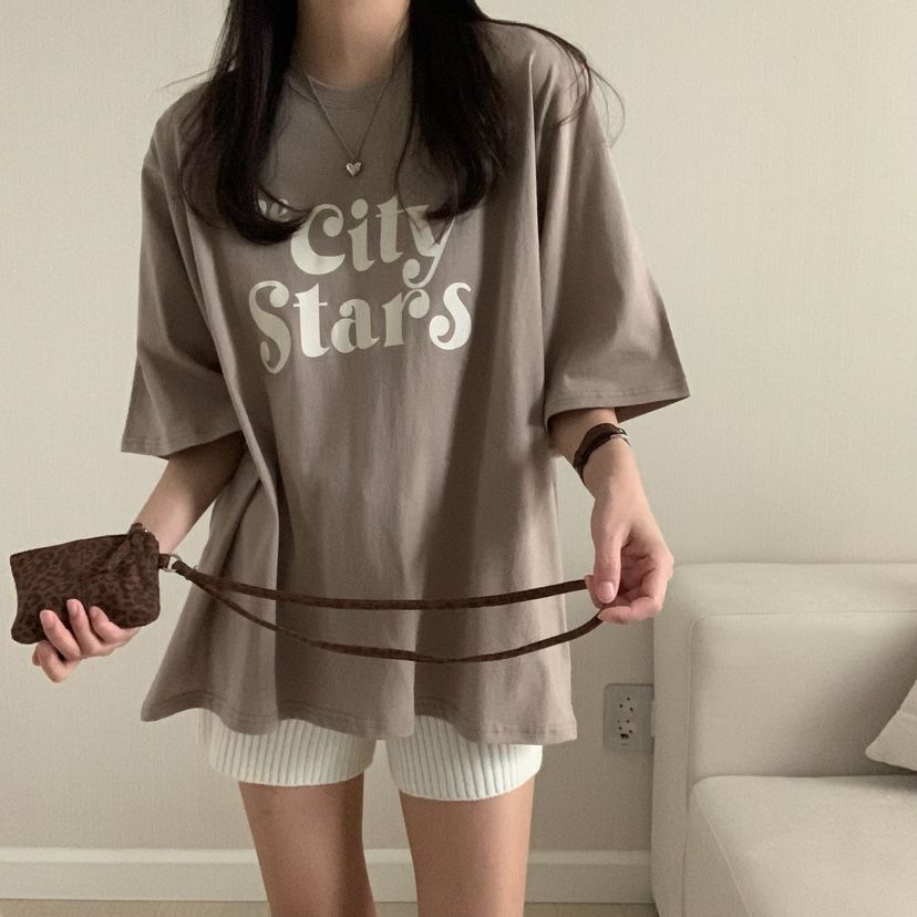 HELLO JINI直郵韓國代購㊣女裝新款職業推薦人氣休閑熱賣T恤HELLO JINIT恤