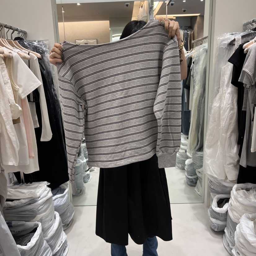 NWEOL韓國直郵㊣東大門實拍女裝新品推薦熱賣人氣休閑長袖T恤NWEOL長袖T恤