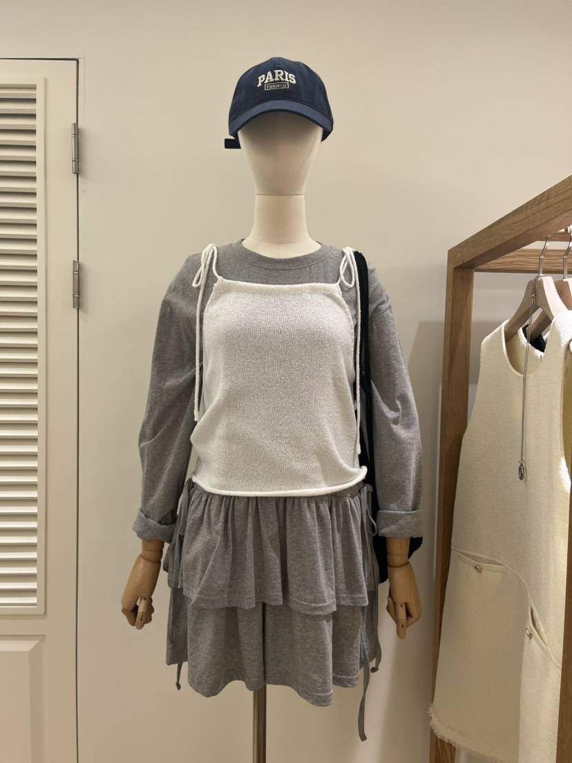 TIZZI韓國直郵㊣東大門實拍女裝新款休閑職業人氣25春夏連衣裙TIZZI連衣裙