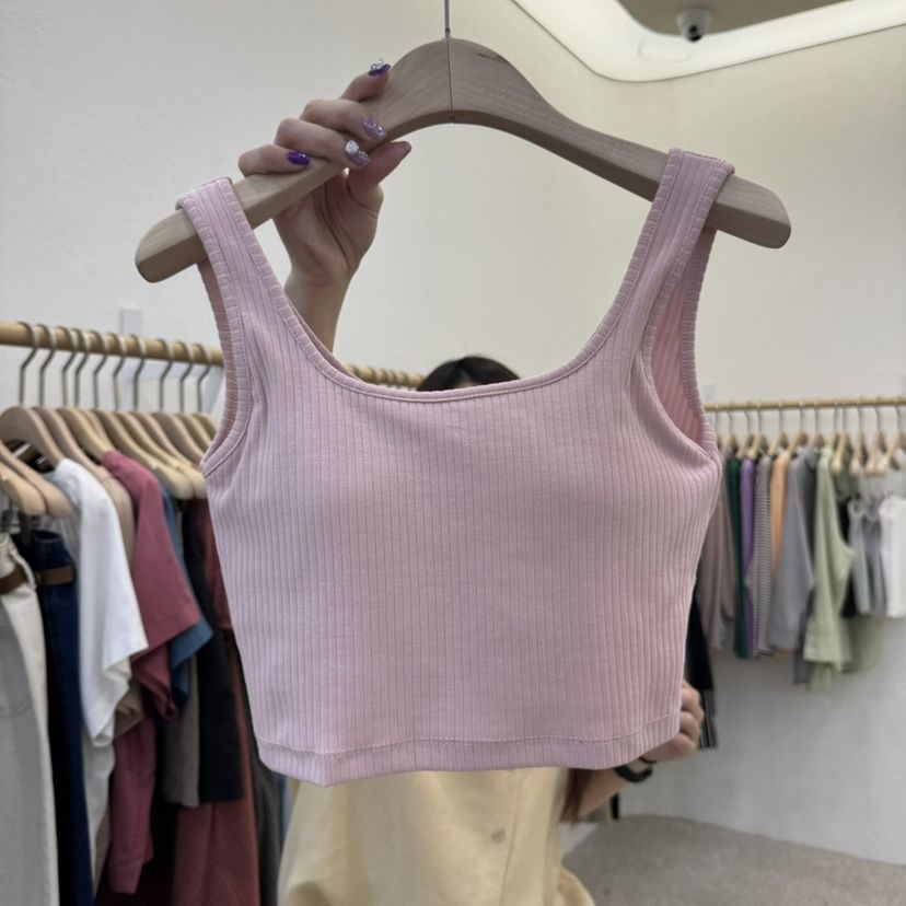 THE FUNNY韓國直郵㊣女裝新品25春夏時尚休閑推薦吊帶背心THE FUNNY吊帶/背心