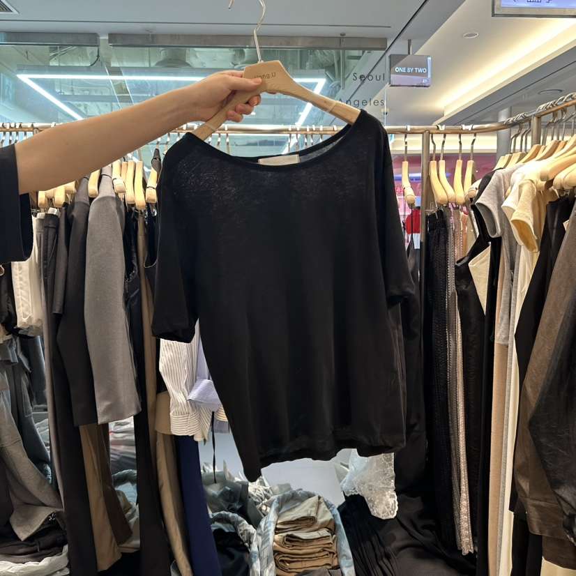 HONG.U東大門直郵女士新品25春夏休閑推薦真品時尚熱賣T恤HONG.UT恤