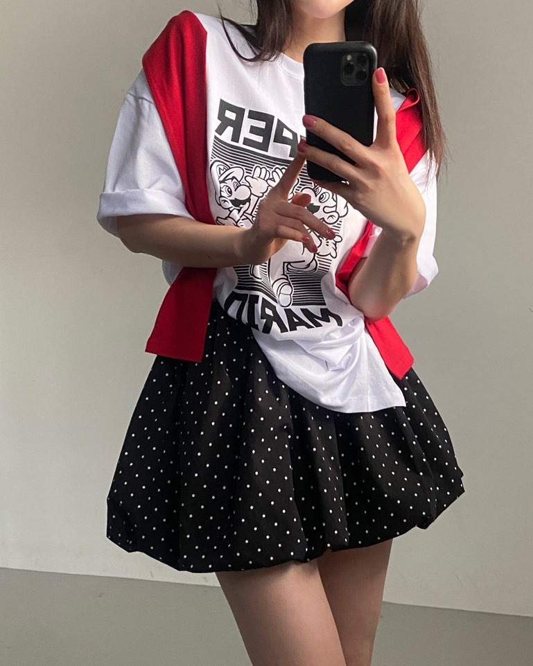 VENEFIT直郵韓國代購㊣女裝新款25春夏人氣時尚推薦熱賣短裙VENEFIT/JENNIE短裙