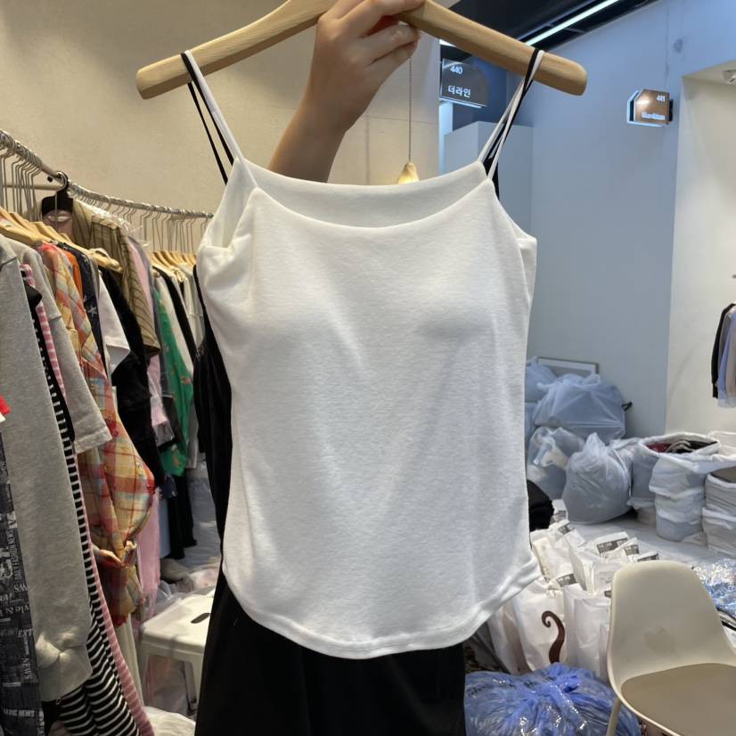 THE LINE-Q韓國㊣直郵東大門代購女裝新款推薦熱賣吊帶背心THE LINE-q吊帶/背心