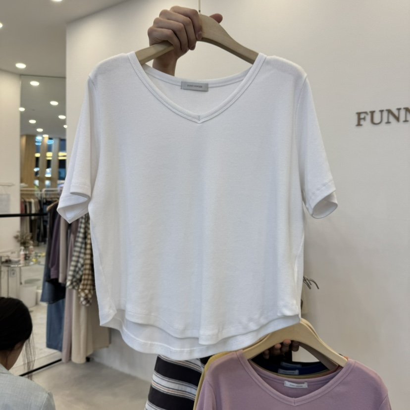 FUNNY POWDER直郵韓國代購㊣女裝新款熱賣時尚人氣25春夏T恤THE FUNNYT恤