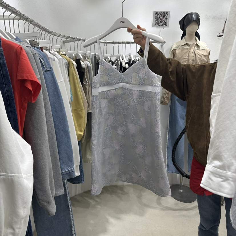 INNI韓國㊣直郵東大門代購女裝新品推薦休閑時尚熱賣連衣裙inni連衣裙