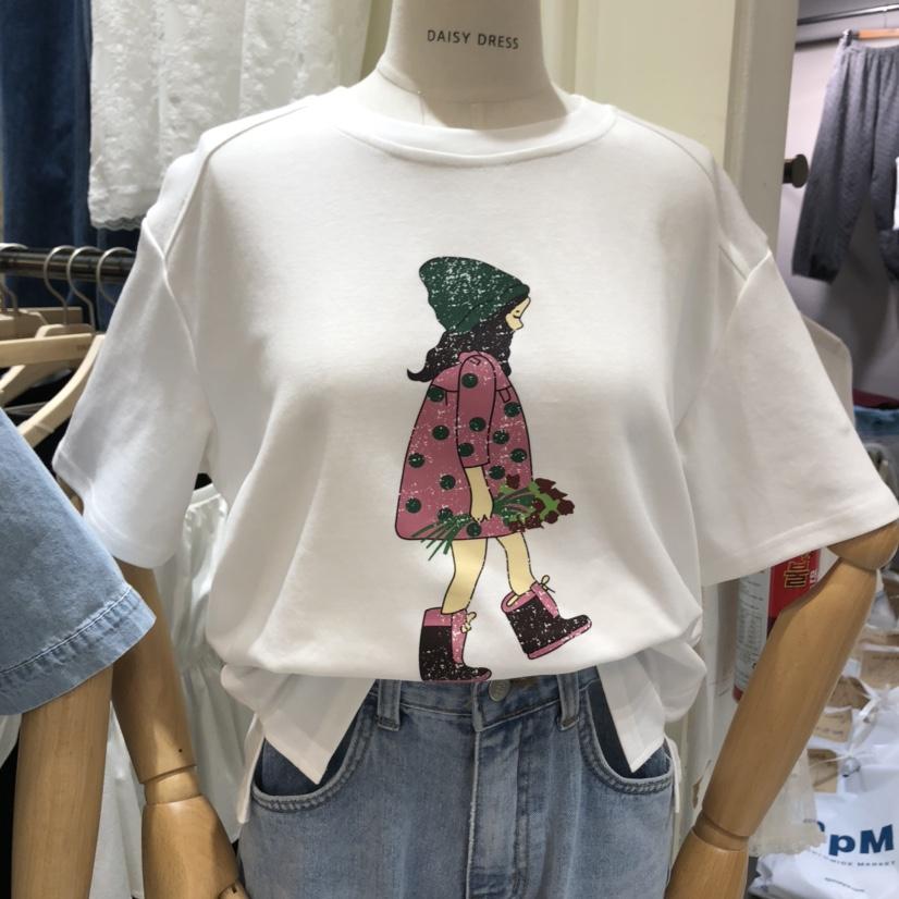 DAISY DRESS韓國直郵㊣女裝新款25春夏推薦熱賣人氣休閑T恤DAISY DRESST恤