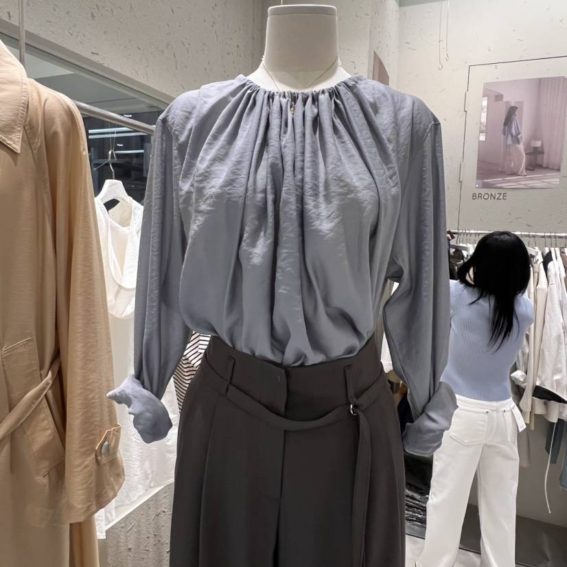 BRONZE韓國㊣直郵東大門代購女裝新品人氣熱賣時尚襯衫蕾絲衫BRONZE襯衫/蕾絲衫