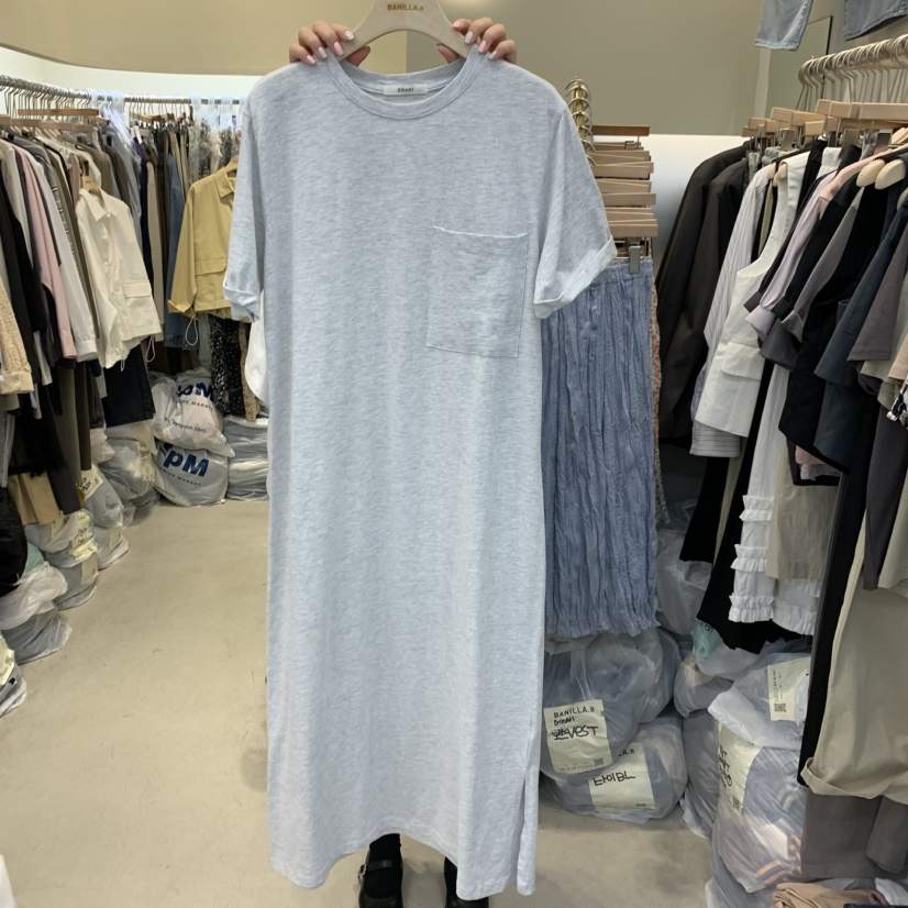 BANILLA.B韓國㊣直郵東大門代購女裝新品時尚休閑熱賣連衣裙STAINLESS連衣裙