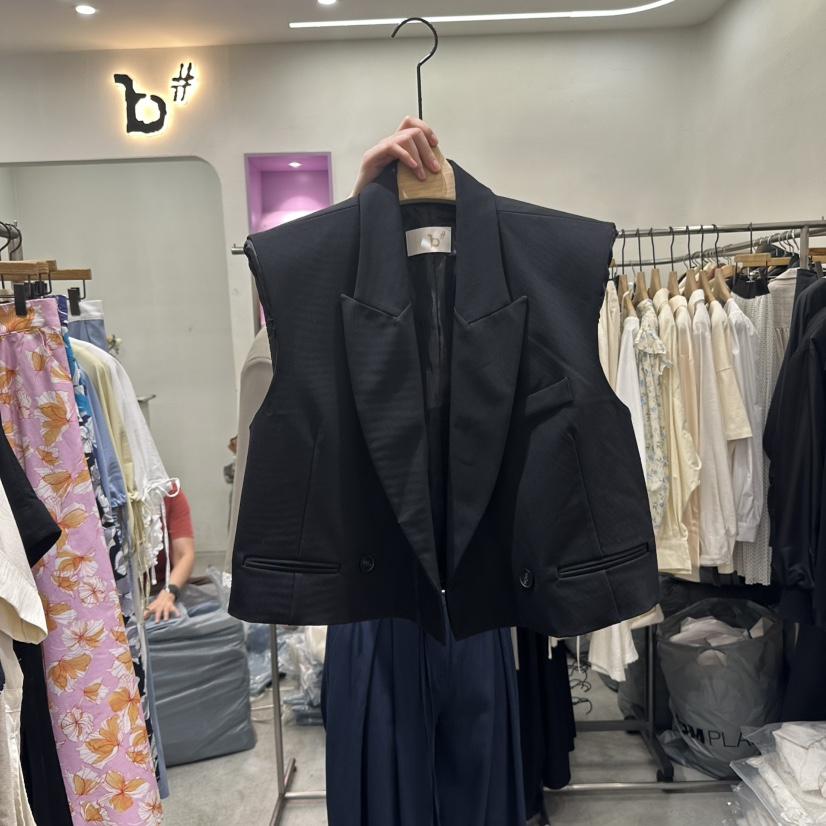 BISHOP直郵韓國代購㊣女裝新款休閑推薦人氣25春夏時尚馬甲b#/BISHOP馬甲