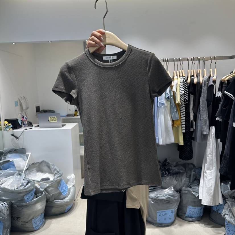 RICH SISTER韓國㊣直郵東大門代購女裝新品推薦熱賣T恤天絲RICH SISTERT恤