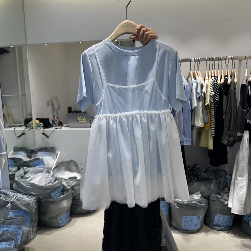 RICH SISTER韓國直郵㊣女裝新品時尚25春夏吊帶背心不含內搭RICH SISTER吊帶/背心