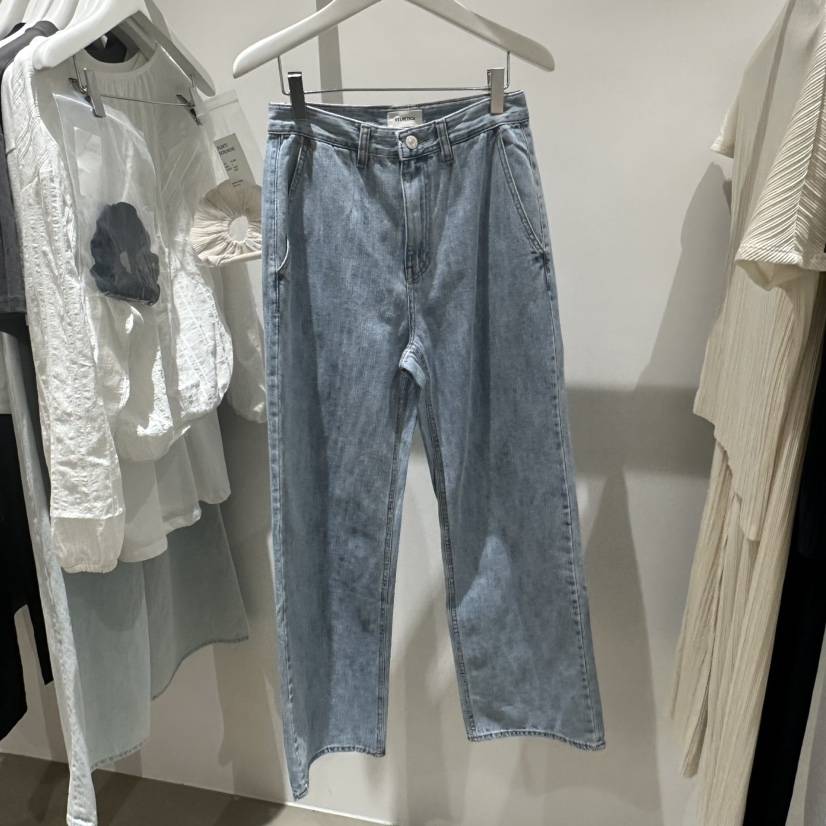 HELVETICA韓國直郵女裝新品25春夏時尚真品休閑熱賣職業牛仔褲HELVETICA牛仔褲