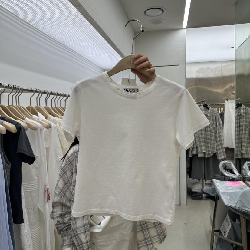 MIXXIN直郵韓國代購㊣女裝新品熱賣時尚25春夏推薦休閑人氣T恤MIXXINT恤