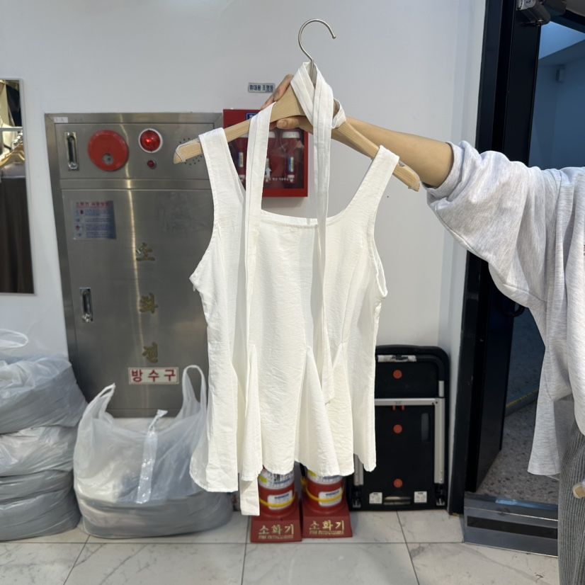 HARU韓國直郵㊣女裝新款推薦時尚熱賣25春夏吊帶背心含脖帶HARU吊帶/背心