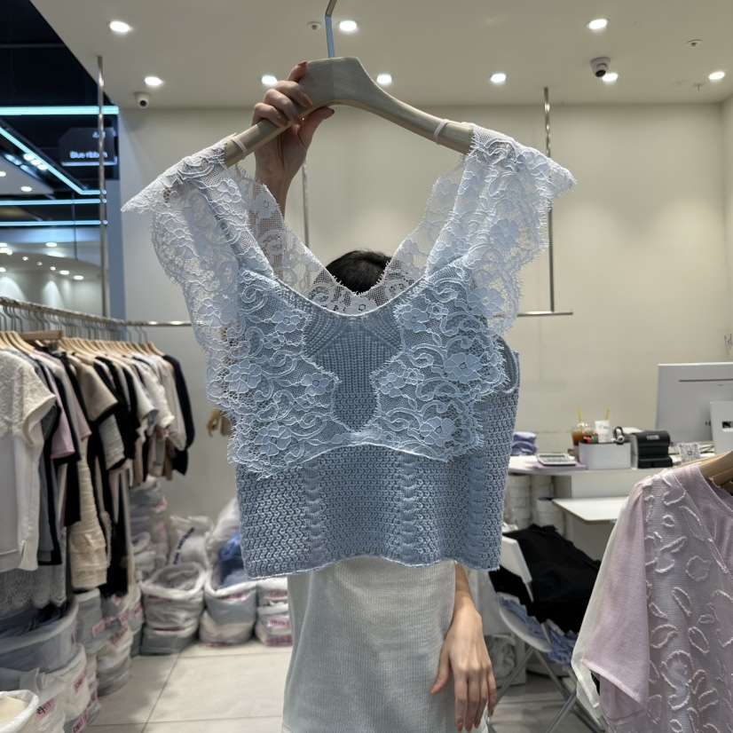 BLUE RIBBON韓國直郵㊣東大門實拍女裝新款人氣時尚吊帶背心BLUE RIBBON吊帶/背心