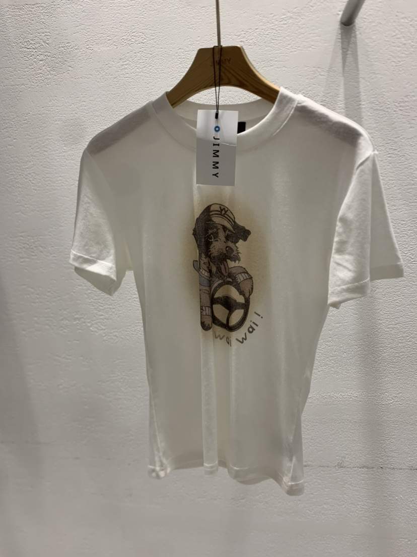JIMMY韓國㊣直郵東大門代購女裝新品休閑人氣熱賣25春夏T恤JIMMY/REMAKET恤