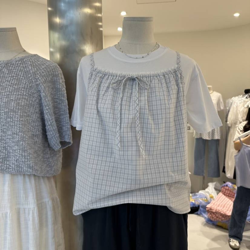 LORING RE I韓國直郵㊣東大門實拍女裝新品時尚人氣吊帶背心LORING RE-I/BARE吊帶/背心