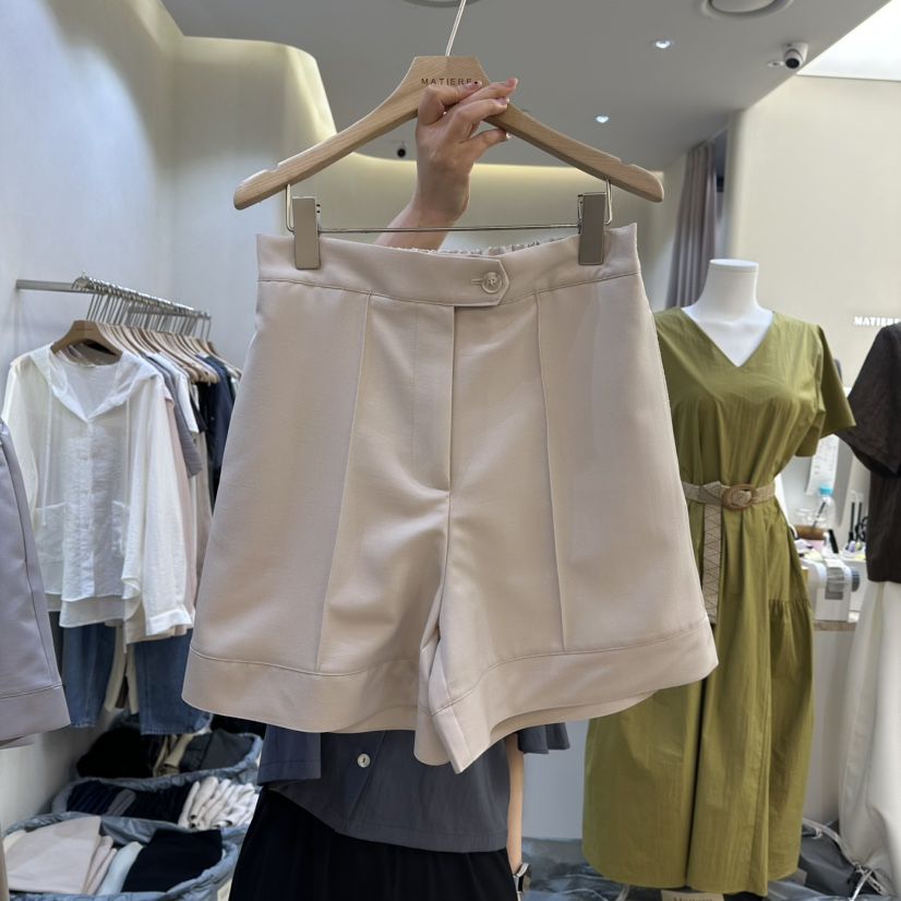MATIERE直郵韓國代購㊣女裝新品時尚熱賣25春夏人氣休閑短褲MATIERE短褲