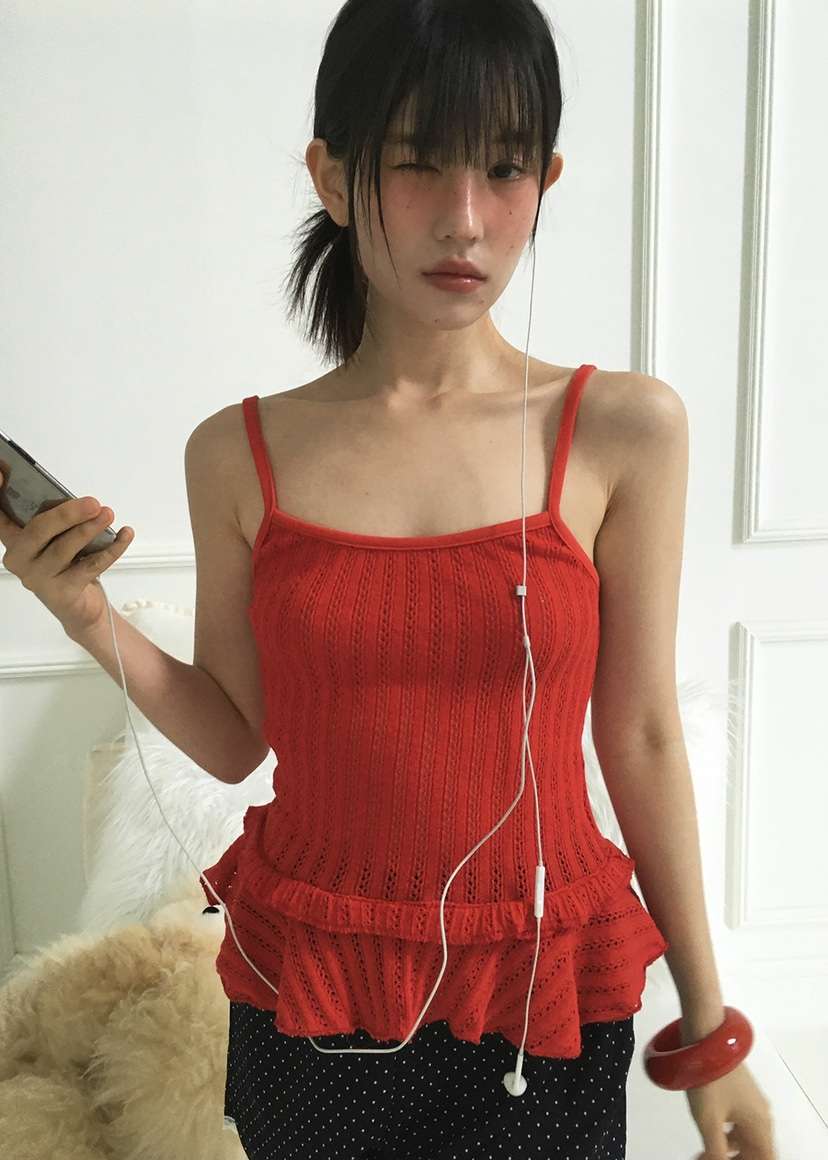 CLODE韓國直郵㊣東大門實拍女裝新品25春夏休閑熱賣吊帶背心CLODE吊帶/背心