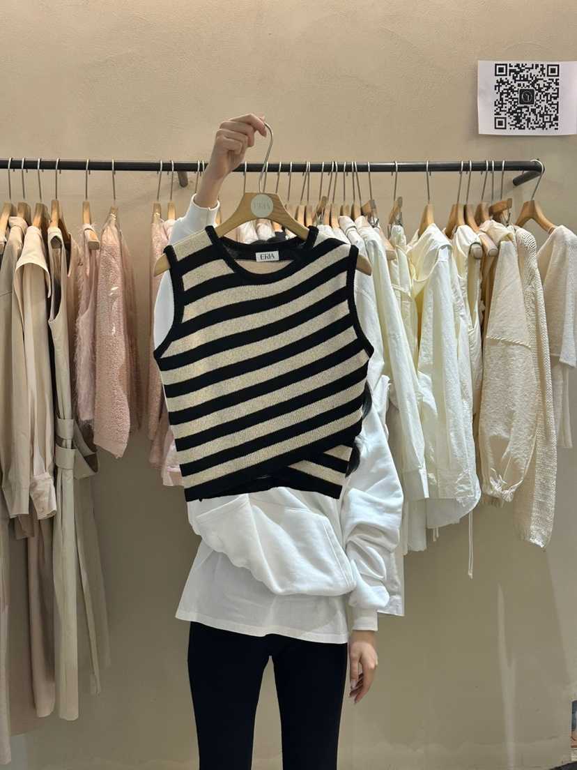 ERIA韓國直郵㊣女裝新款推薦時尚熱賣休閑人氣25春夏吊帶背心ERIA/HUE吊帶/背心