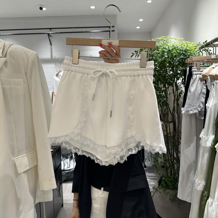 AYCE直郵韓國代購㊣女裝新品時尚人氣25春夏熱賣休閑短褲蕾絲101SHOWROOM/AYCE短褲