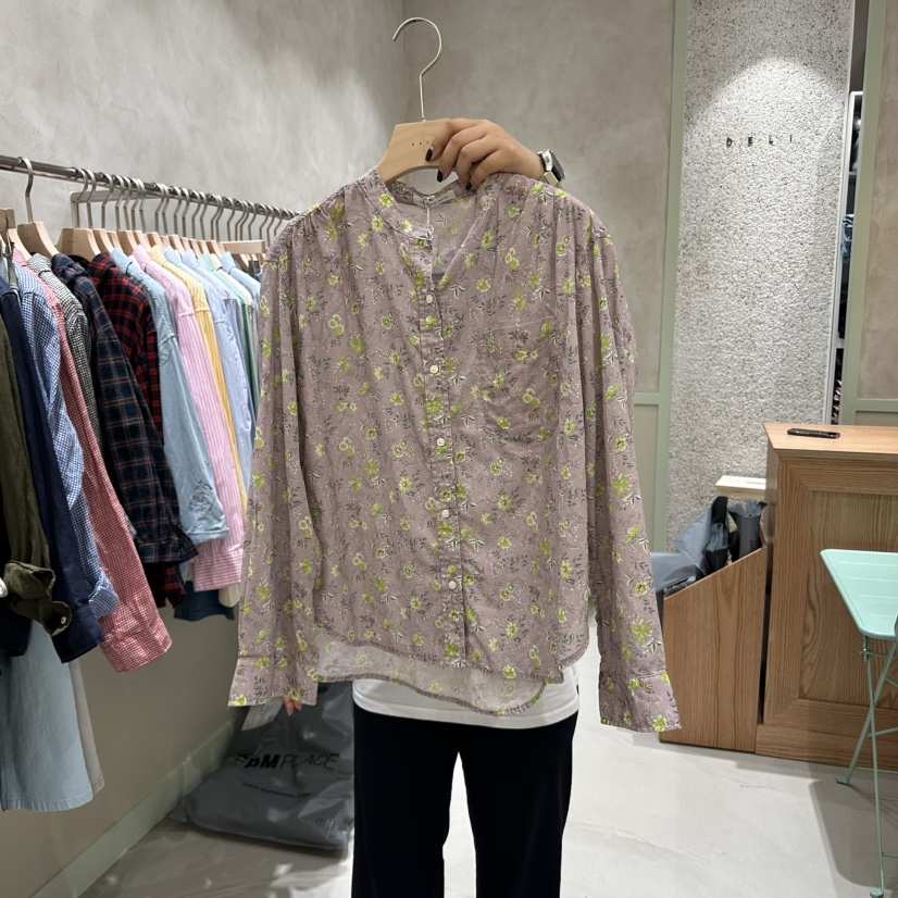 DELI JENNY韓國直郵㊣東大門實拍女裝新品休閑時尚襯衫蕾絲衫DELI JENNY襯衫/蕾絲衫