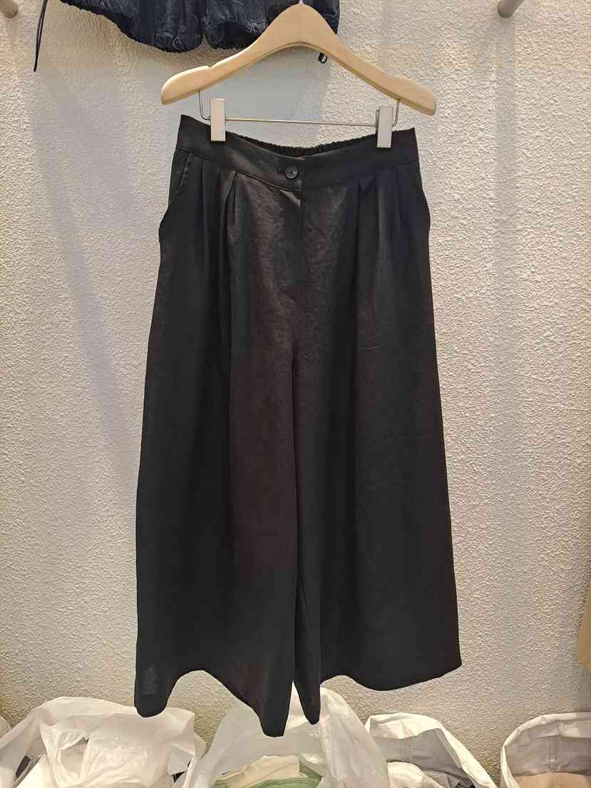 1 2ILLY-S韓國㊣直郵東大門代購女裝新款休閑人氣休閑褲亞麻1 2ILLY/THE SIL休閑褲