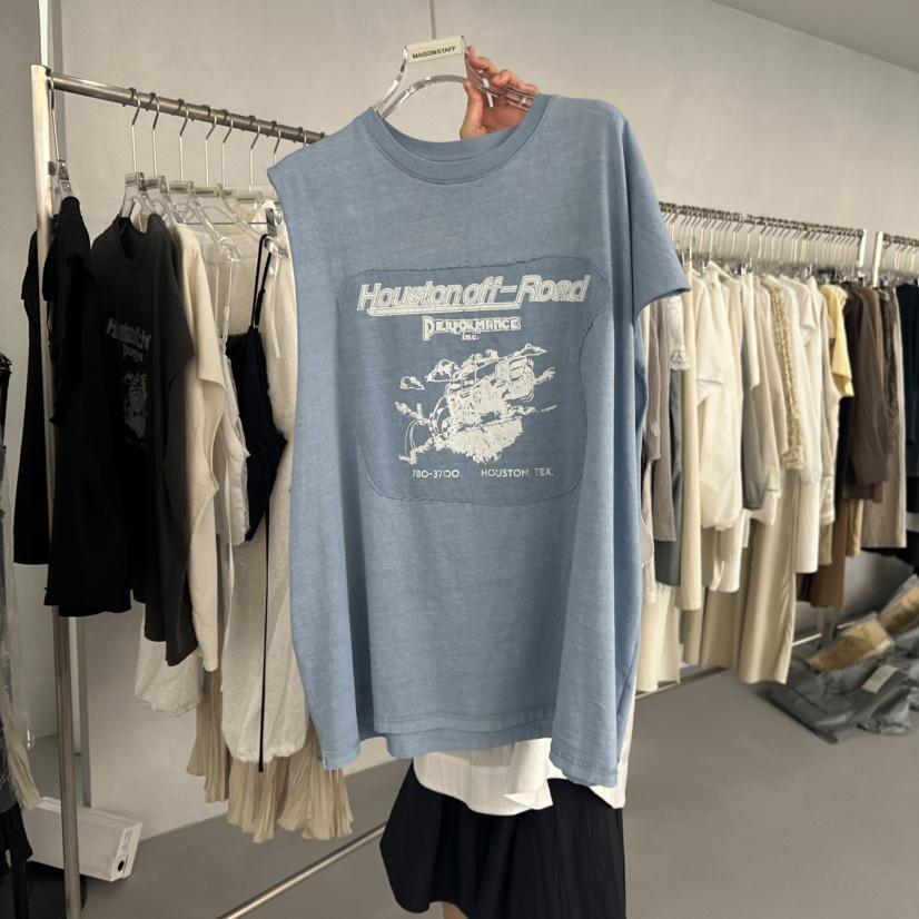 DOUBLE STANDARD/LE SMOKING/MAISONSTAFF韓國代購女裝新款推薦T恤MAISONSTAFFT恤
