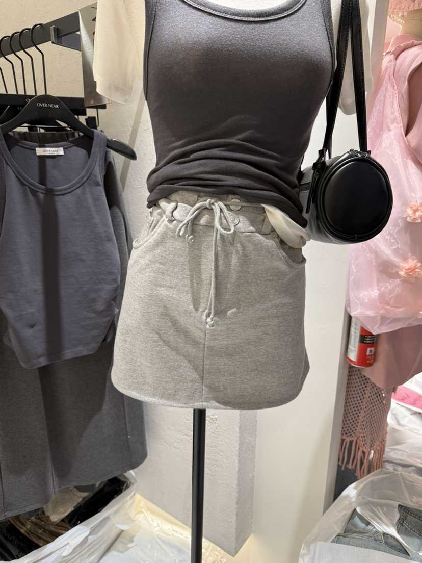 OVER NEAP東大門實拍女士新品真品職業25春夏推薦休閑短裙OVER NEAR短裙