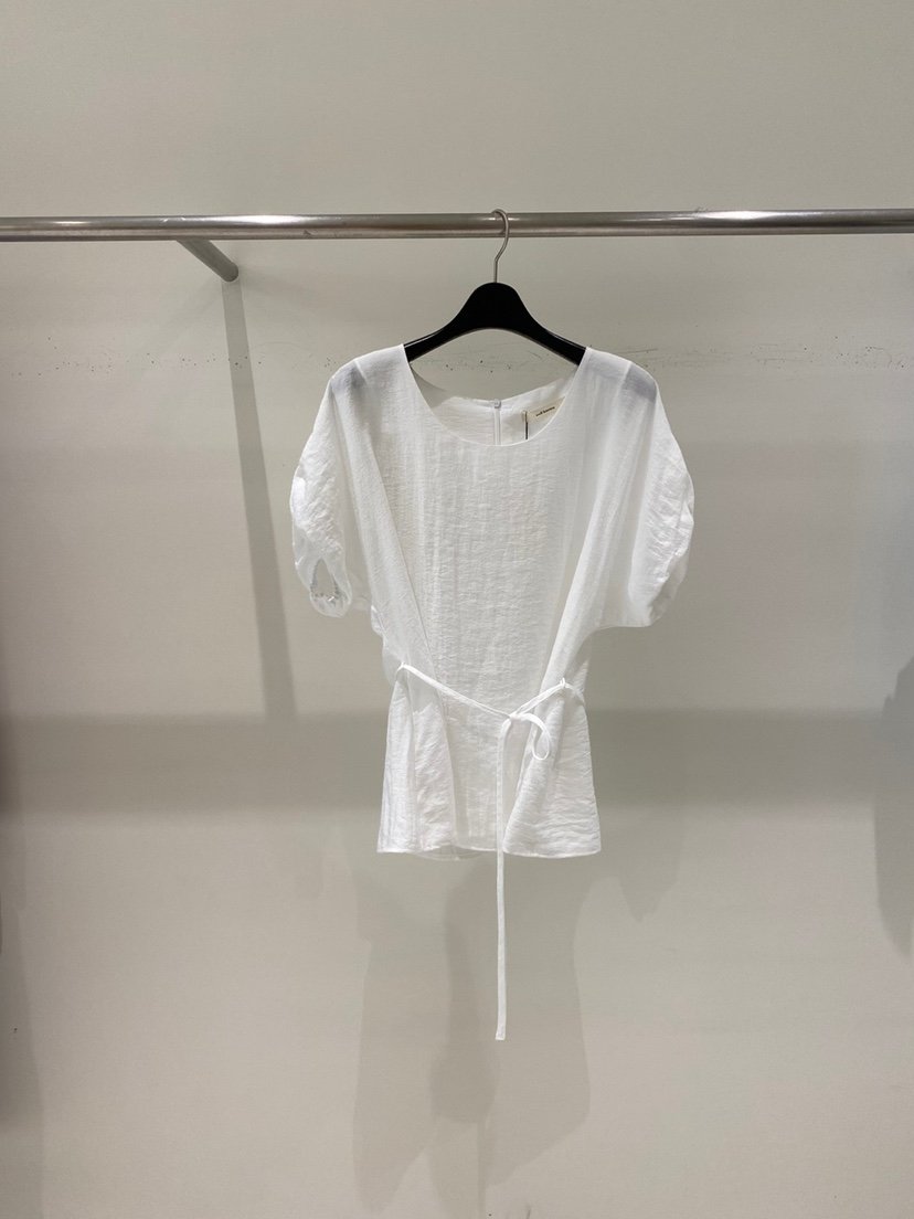 WELL KNOWN東大門代購女裝新品休閑熱賣襯衫蕾絲衫含腰繩腰帶WELL KNOWN襯衫/蕾絲衫
