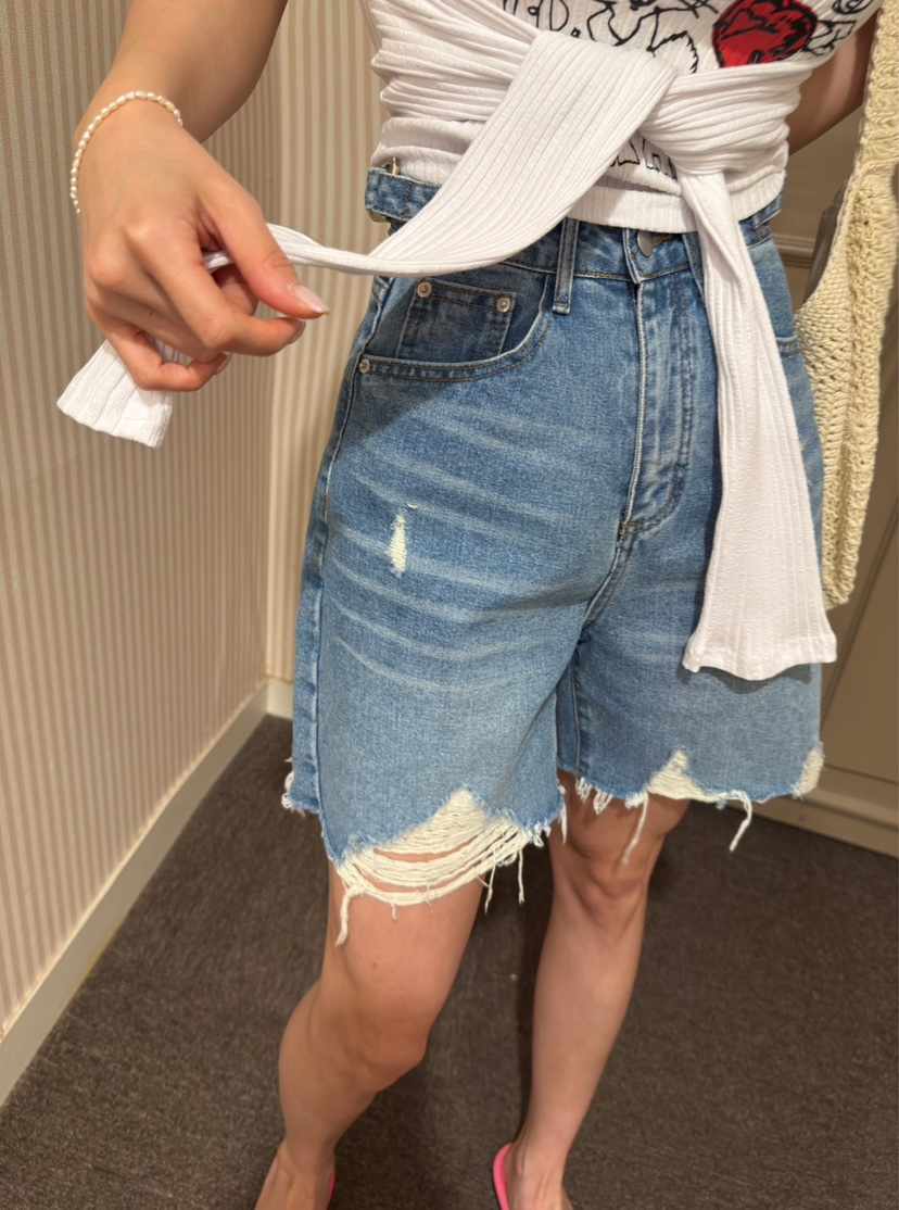 DENVER東大門代購女裝新款真品休閑人氣推薦職業熱賣25春夏短褲DENVER短褲