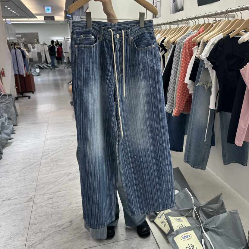 CHAV東大門代購女裝新品熱賣真品25春夏休閑時尚推薦牛仔褲CHAV牛仔褲