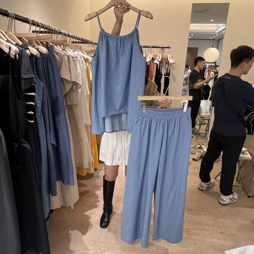 W AND J韓國直郵女士新品休閑25春夏職業時尚熱賣套裝套裝W AND J套裝