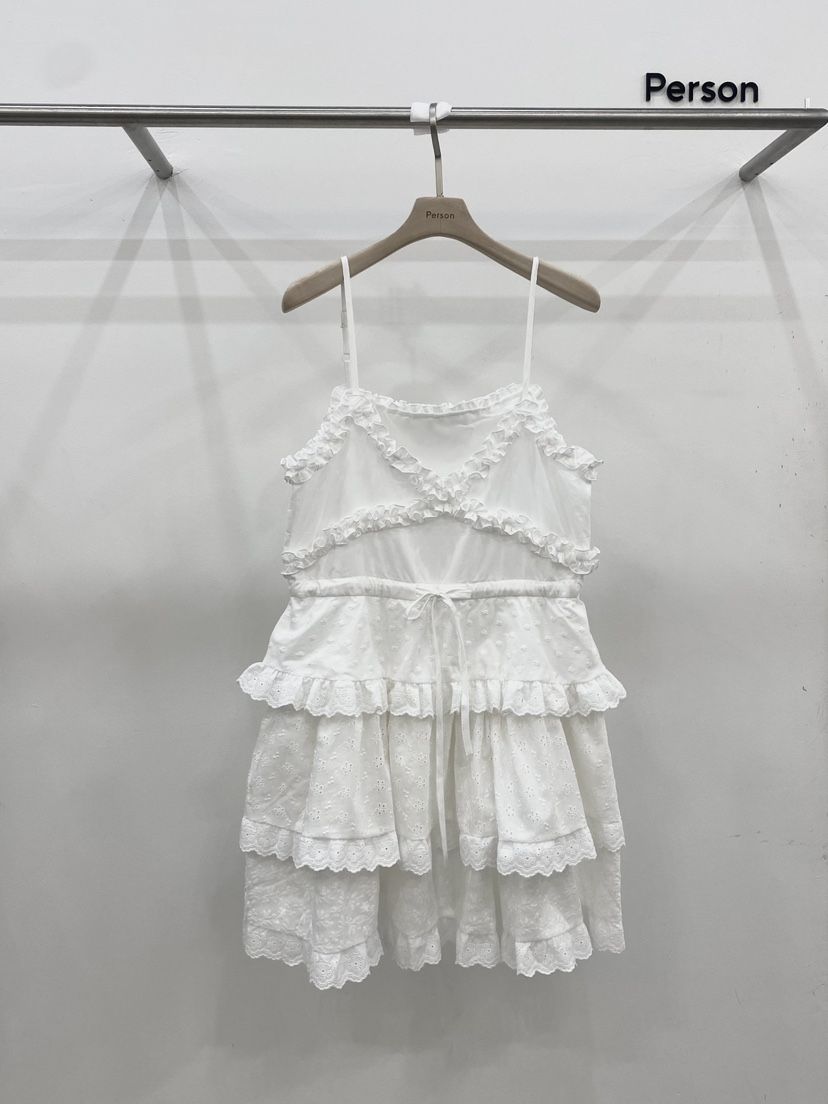 PERSON韓國直郵女裝新品25春夏熱賣真品時尚休閑職業連衣裙PERSON連衣裙