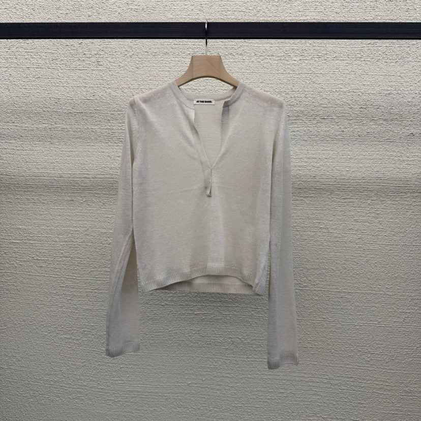 AT THE BAGEL東大門直郵女裝新品25春夏人氣休閑職業針織衫AT THE BAGEL針織衫