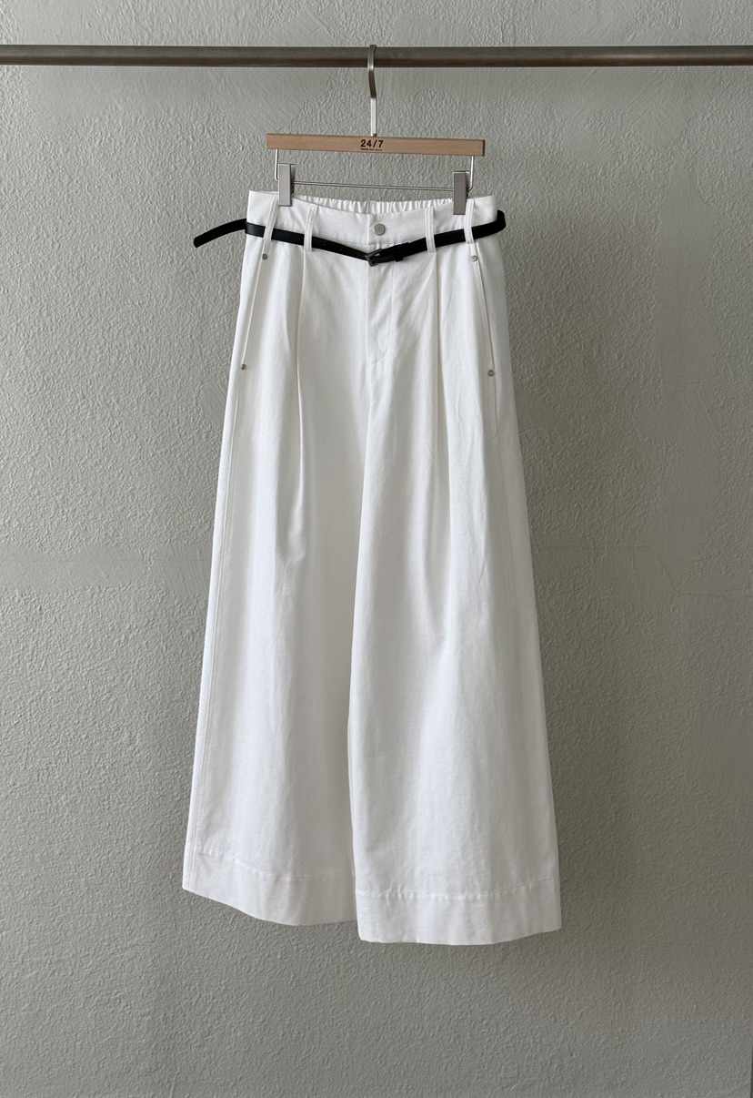TWENTY FOUR SEVEN24-7韓國代購女裝新品職業休閑褲含腰帶TEWNTY FOUR SEVEN24-7休閑褲