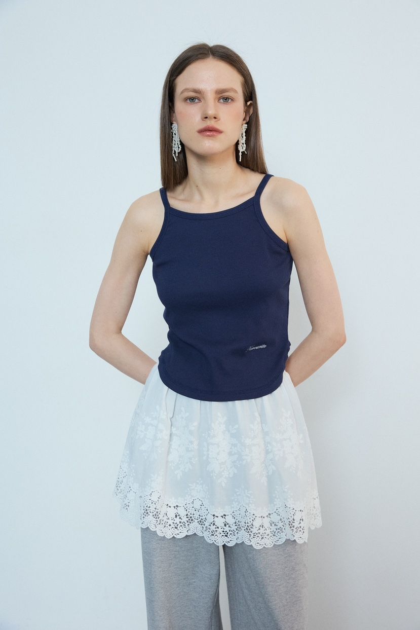 FAVE韓國㊣直郵東大門代購女裝新品25春夏時尚熱賣吊帶背心FAVOURITE吊帶/背心