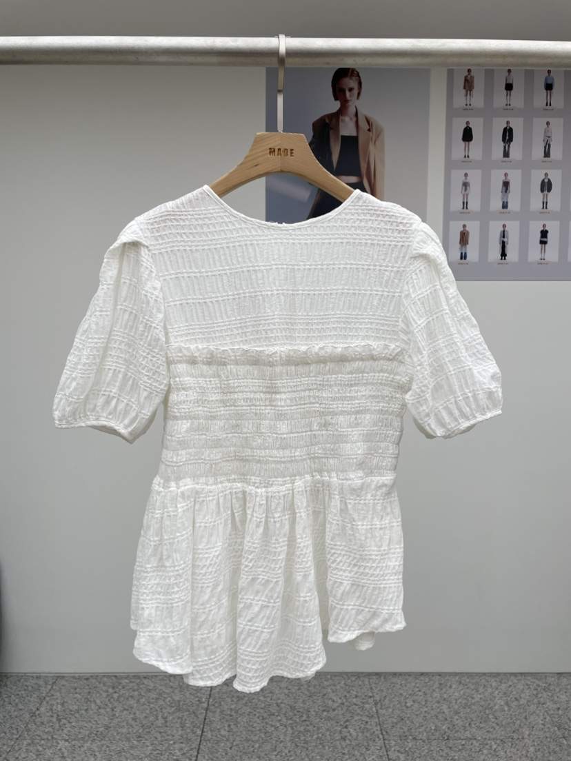 MADE-P韓國㊣直郵東大門代購女裝新品休閑時尚人氣襯衫蕾絲衫MADE-P襯衫/蕾絲衫