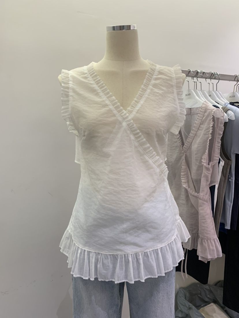 ESCHER韓國㊣直郵東大門代購女裝新品熱賣25春夏休閑吊帶背心ESCHER吊帶/背心