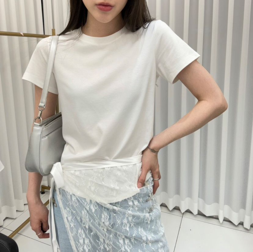 JMIND韓國直郵㊣女裝新品推薦時尚25春夏人氣休閑T恤莫代爾JMINDT恤