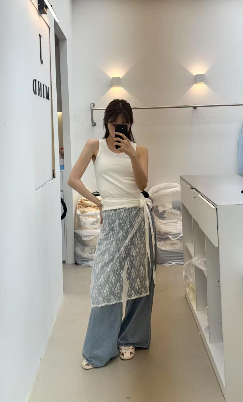 JMIND韓國直郵㊣女裝新款推薦熱賣人氣休閑25春夏吊帶背心圓領JMIND吊帶/背心