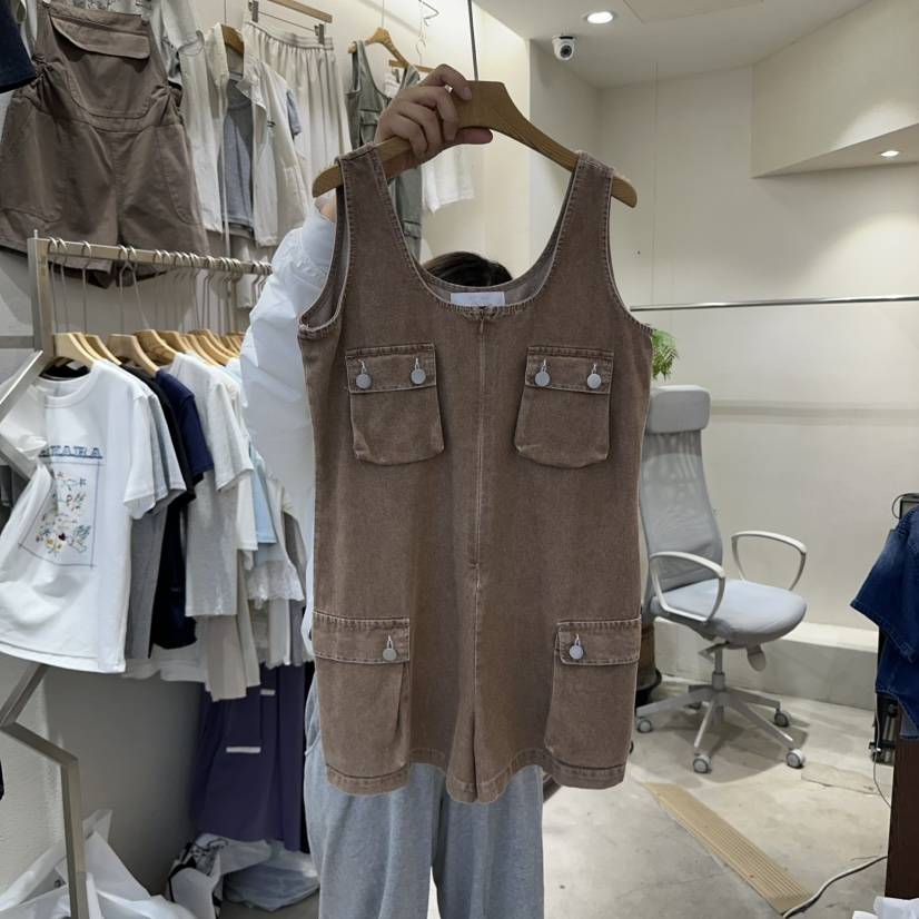 HIPTIQUE韓國直郵㊣東大門實拍女裝新品人氣推薦連體褲兔子HIPTIQUE連體褲