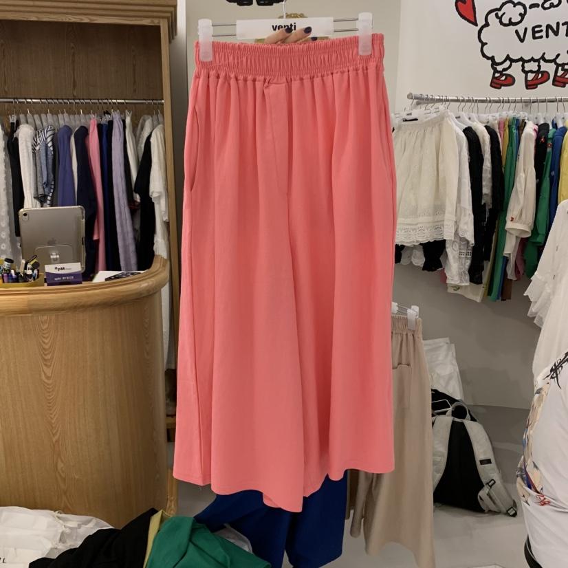 VENTI韓國直郵㊣東大門實拍女裝新款休閑熱賣人氣休閑褲亞麻布VENTI休閑褲