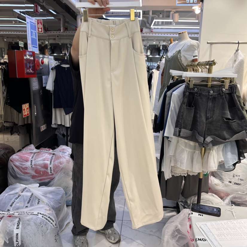 ENDOLPHIN韓國㊣直郵東大門代購女裝新品時尚熱賣25春夏休閑褲ENDOLPHIN休閑褲