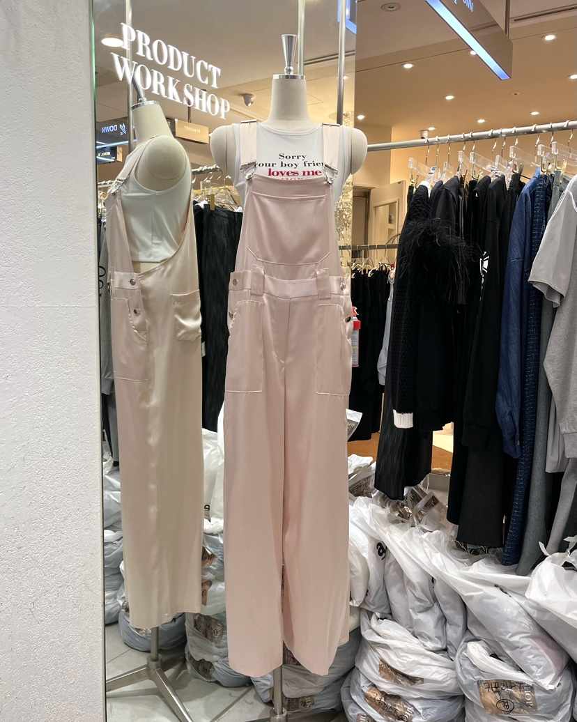 WORK SHOP韓國直郵㊣東大門實拍女裝新款休閑推薦時尚背帶褲Work_shop背帶褲