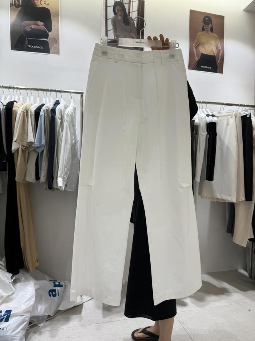 WOOD SAGE韓國直郵㊣東大門實拍女裝新款人氣時尚25春夏休閑褲WOOD SAGE休閑褲