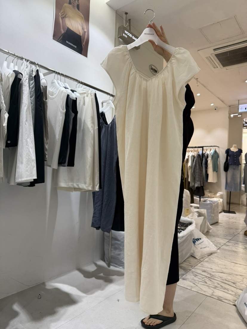 WOOD SAGE韓國直郵㊣女裝新款時尚推薦25春夏人氣休閑連衣裙WOOD SAGE連衣裙