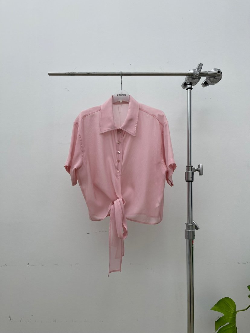 ATMOSPHERE韓國直郵㊣女裝新品時尚人氣推薦25春夏襯衫蕾絲衫ATMOSPHERE/BLING襯衫/蕾絲衫
